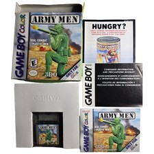 Army Men Nintendo Game Boy Color CIB Complete Box Manual GBC 1999 Tested image