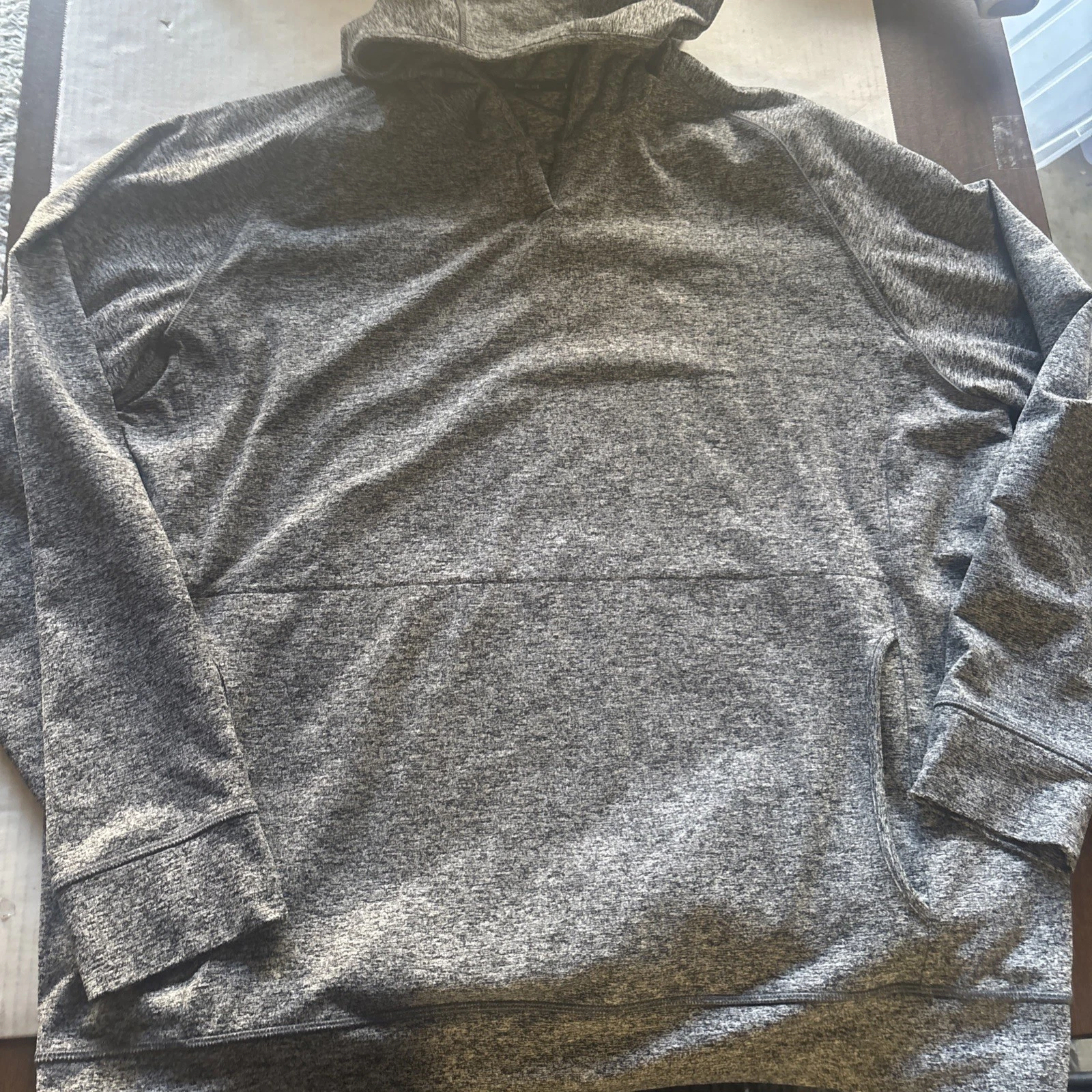 PUBLIC REC Mens Gray Hoodie Performance Pullover Athleisure Size XL