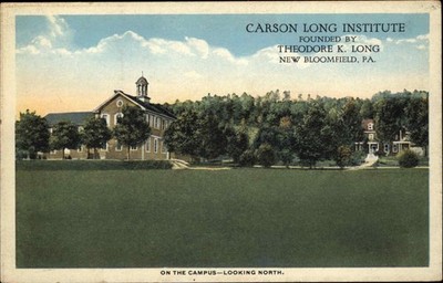 New Bloomfield PA Pennsylvania Carson Long Institute c1900-20s Vintage Postcard