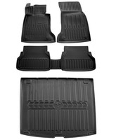 Gummimatten FußMatten Kofferraumwanne FüR 5Er BMW E61 Touring Baujahr 2003-2010