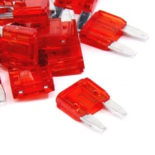 PTC Lot of 50 10 AMP Mini Blade Fuses for Car, Truck, Boat, etc. 52817