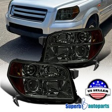 For 2006-2008 Honda Pilot Smoke Projector Headlights Headlamps Replacement For 2006-2008 Honda Pilot Smoke Projector Headlights Headlamps Replacement