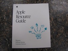 Vintage Apple Macintosh Resource Guide Pamphlets w/ Stickers -New- MU12