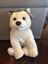 Ty Beanie Buddy Nanook Husky Dog Plush Gray White 1999 With Tag