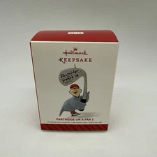 2014 Hallmark Partridge On A Par 3 Golf Christmas Keepsake Ornament