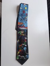 Vintage LOONEY TUNES MANIA 1993 Necktie Tie Film Movie Bugs Bunny Taz Tweety 54
