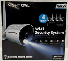 Night Owl WM-BTWN81-2-4L Wi-Fi Security System Surveillance Camera