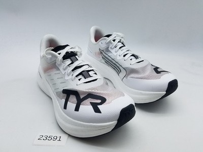 TYR Valkyrie Elite Carbon Women's Size 10 Running Shoes White Black *Worn once