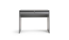 Pepper 2 Drawer Desk Grey Modern Home Office Furniture With Storage
