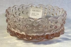 Fenton / For Gracious Touch Hobnail Ice Cream Nut Dish in Pink Opalescent 1980’s