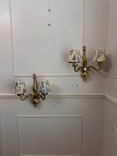 Elegant Vintage Solid Brass Wall Lights– Classic Double Arm Design