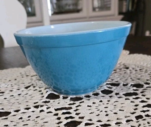Pyrex Vintage Blue Mixing Bowl Small