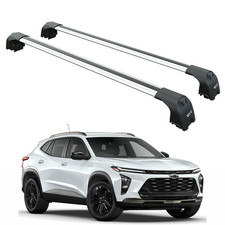 For Chevrolet Trax 2023-2025 Roof Rack Cross Bars Flush Rail Fix Point Silver