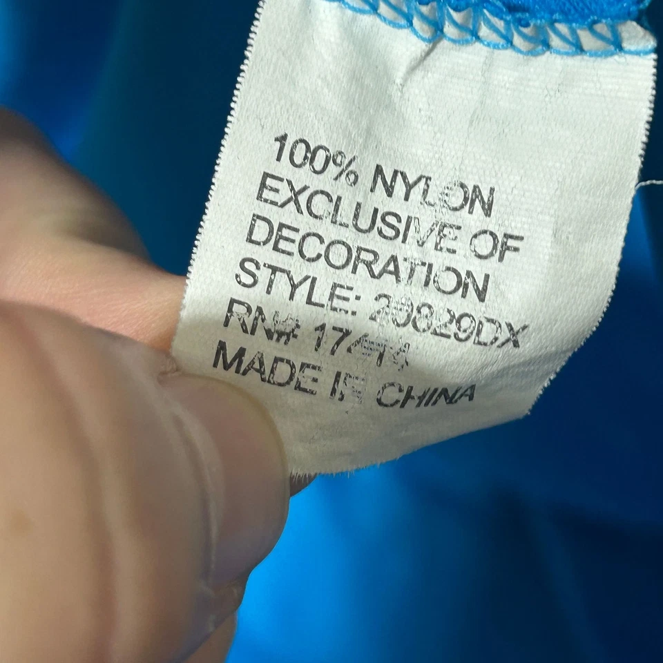 Miss Elaine Nightgown Womens 3X  Blue Embroidered Yoke Short Sleeve Moo Moo - Image 3 of 4