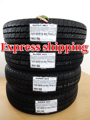 Set of 4 YOKOHAMA Tire Y356 SUPER VAN 145/80R12 80/78 N LT K- Kei