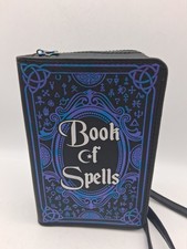 Book of Spells Purse Clutch Bag Halloween Novelty Spirit Crossbody Gothic Witch