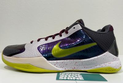 NIKE ZOOM KOBE V 5 CHAOS JOKER PURPLE CYBER WHAT THE PROTRO MVP