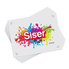 SISER EasyColor DTV 8.4'' x 11'' Sheets - Inkjet Printer Compatible Heat Tran...