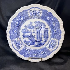 Spode Blue Room Collection Regency Series PAGODA Dinner Plate 10.75” EUC