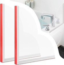 Shower Splash Guard, Large Splash Guards for Bathtub, Self-Adhesive Shower Co