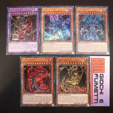 LOTTO 5 CARTE ARMITYLE, HAMON, URIA, RAVIL italiano YUGIOH rarità ULTRA yu-gi-oh