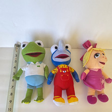 Disney Muppets Plush Stuffed Animals 3pc Set Kermit Gonzo Miss Piggy 2014