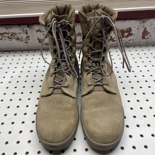 McRae heißes Wetter weiche Zehenpartie Kampfstiefel hellbraun Wildleder Nylon Vibram-Sohle Größe 8,5R - Bild 5 von 20