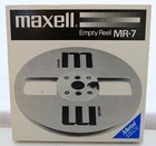 Maxell MR7 Empty 7" Metal Tape Reel - Boxed, Spool