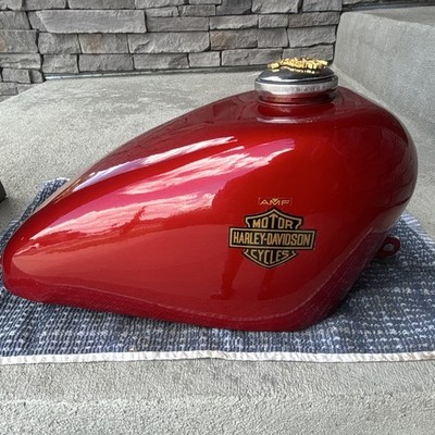 Harley-Davidson Sportster 1200 Gas Tank With Fuel Cap (Red)