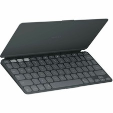 Logitech Keys-To-Go 2 Portable Wireless iPad Keyboard With Built-in Cover, Slim