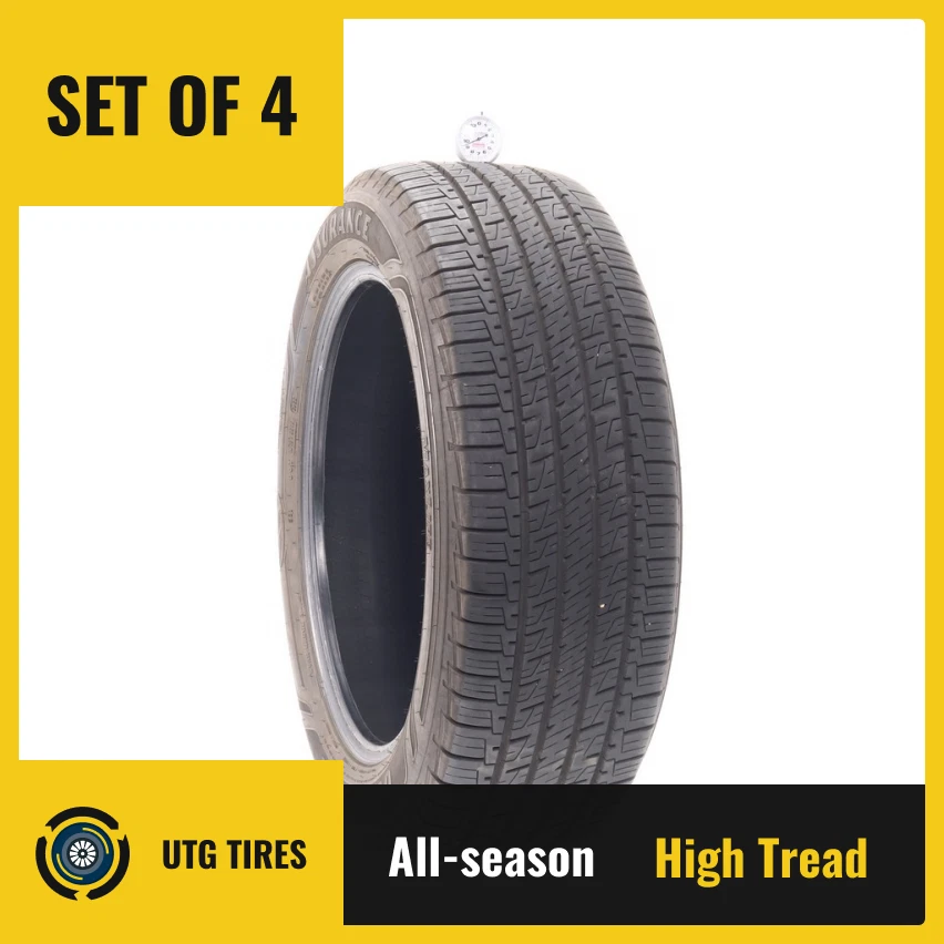 Set of 2 Used 235/55R19 Bridgestone Turanza EL440 - 101H - 7