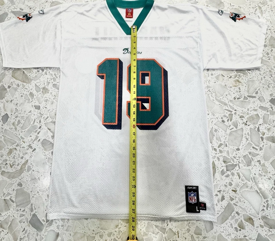 Miami Dolphins Football Jersey Marshall #19 Size L - Image 2 of 4
