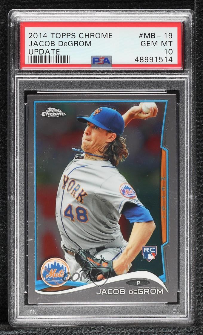 2014 Topps Chrome Update Mega Box Jacob deGrom #MB-19 PSA 10 GEM MT h8b