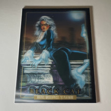 Skybox 2024 Marvel Masterpieces '92 Platinum Lenticular Black Cat #5