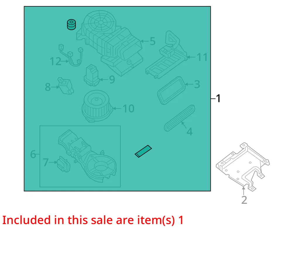 2017 Nissan Pathfinder Heater AC Blower Motor OEM 77K Miles - LKQ386255074 - Image 4 of 4