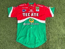 Camisa De Colección Adrián Fernández Quaker State Tecate Botón Talla M