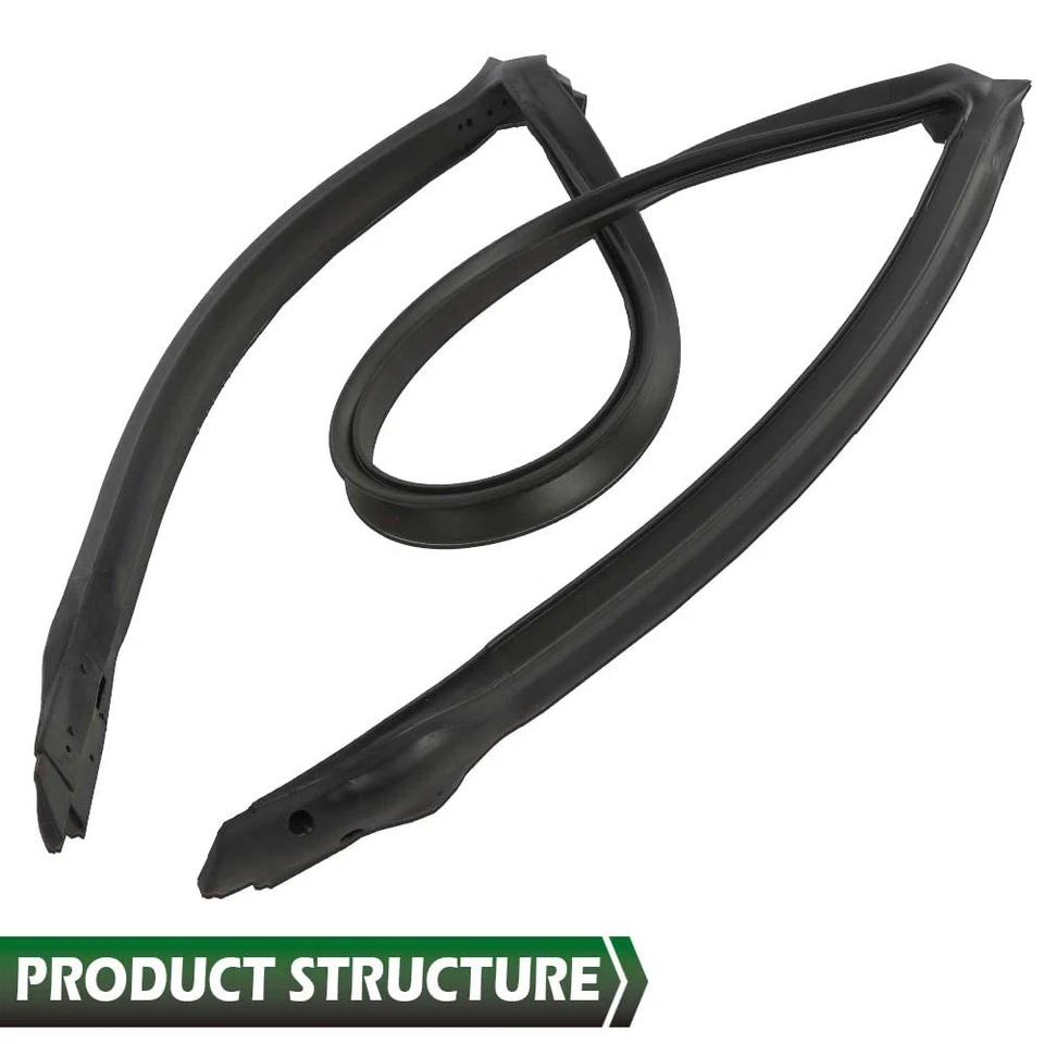Kit completo de borracha para janela Weatherstrip kit de vedação de tira climática ajuste Chevy Corvette C4 - Imagem 4 de 4