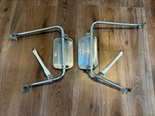 Oem Fomoco Logo Script 1967-1979 Ford Truck West Coast Door Mirror Set