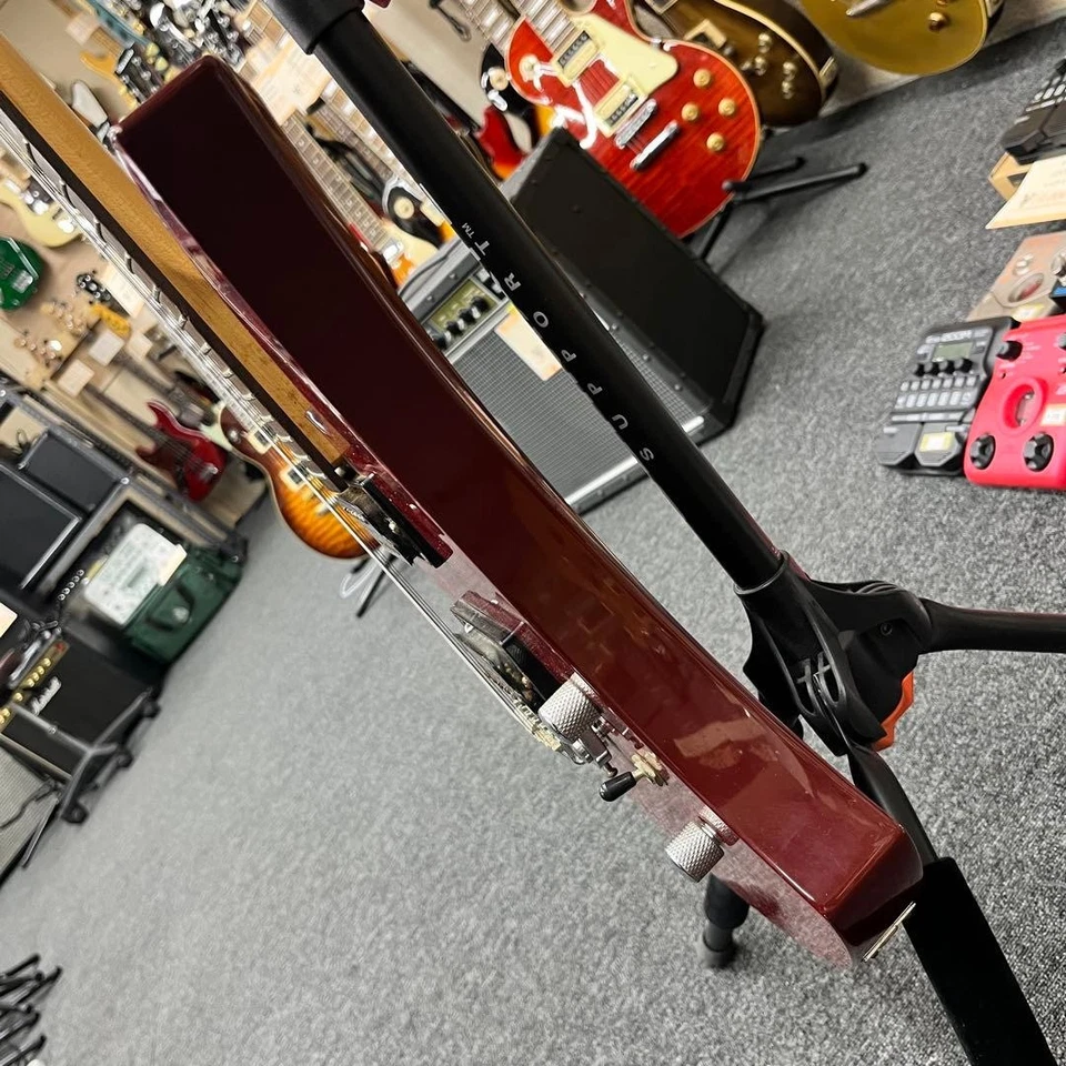 B.C.Rich Mockingbird Quilt Top Red Electric Guitar Used Shipping From Japan - Image 4 of 4