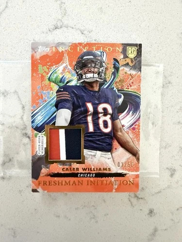 2024 Topps Inception - Freshman Initiation Caleb Williams #FI-22 01 /50 MEM RC