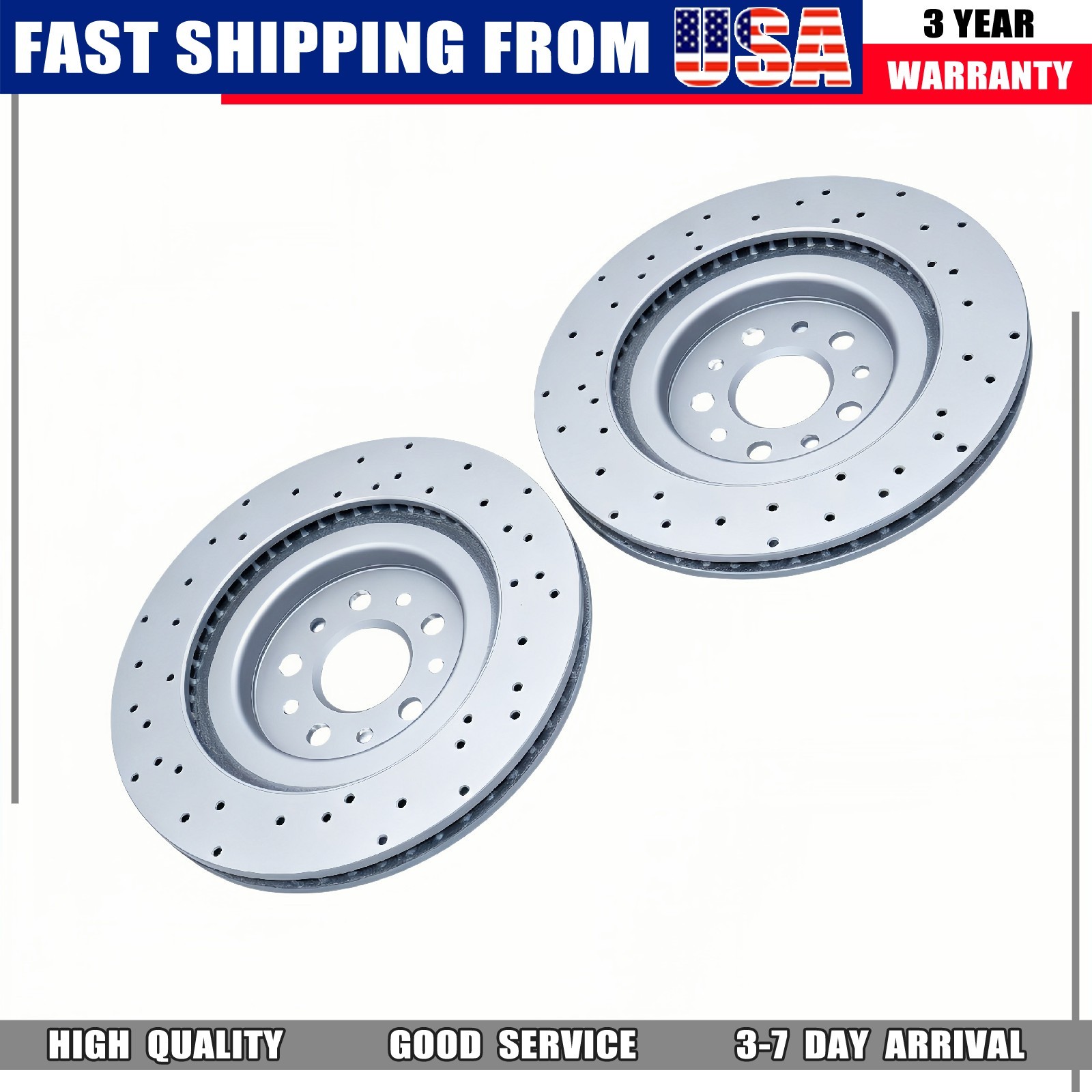 Maserati Ghibli 2017-2021 Rear Brake discs 2 pcs P/N 670035019