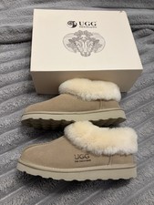 UGG Australia Import Women’s Platinum Bree Slippers Size 6 Uk Mustard Colour