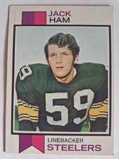 1973 Topps NFL Football Jack Ham, Pittsburgh Steelers, RC, #115, MINT
