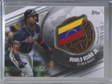 2020 Topps Global Game Medallions Ronald Acuna Jr #GGM-RA 8k4