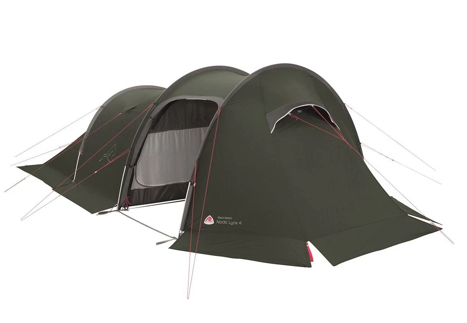 4 Personen Zelt Robens Nordic Lynx 4 Tunnelzelt Camping Zelt Olive - Bild 4 von 4
