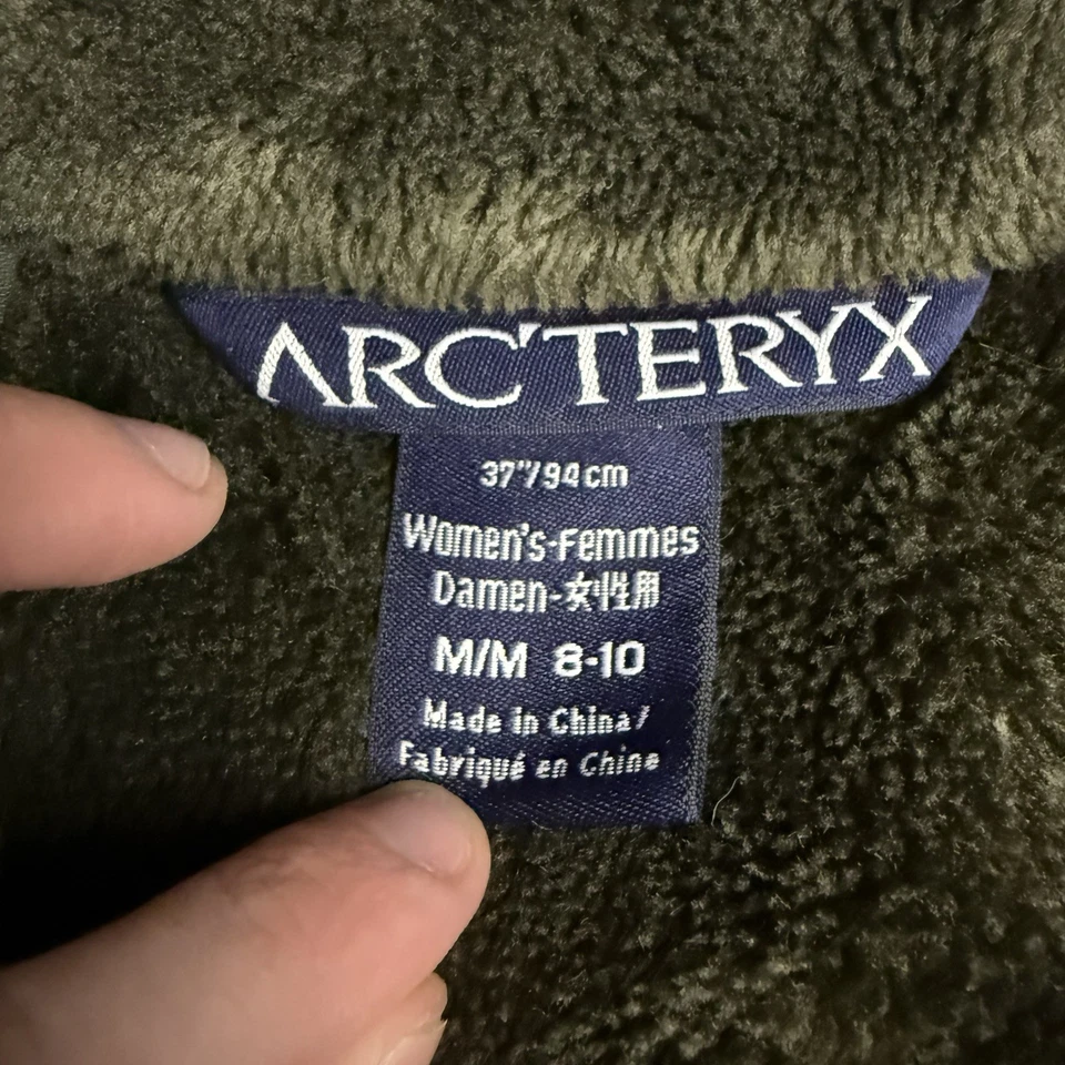 Винтажный Arcteryx Softshell куртка женщин средний Hyllus флис с подкладкой Polartec молнии - Изображение 2 из 4