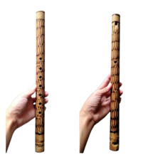 x 2 Pcs. Bamboo flute is an ancient Thai musical instrument sound Good handmade