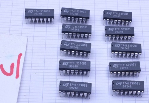 2x STMicroelectronics T74LS390B1 circuit electronique DIP 16. Prix pour 2 pièce. - Foto 3 di 3