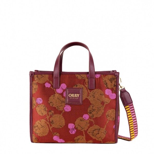 Oilily Honors Handbag Jolene Jacquard Decadent Chocolate-image