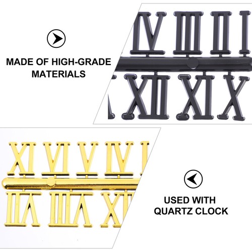Sets Clock Numerals Replacement Roman Numerals Clock Mechanism Number - Foto 8 di 12